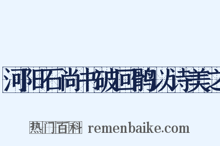 河阳石尚书破回鹘以诗美之是什么意思的图片
